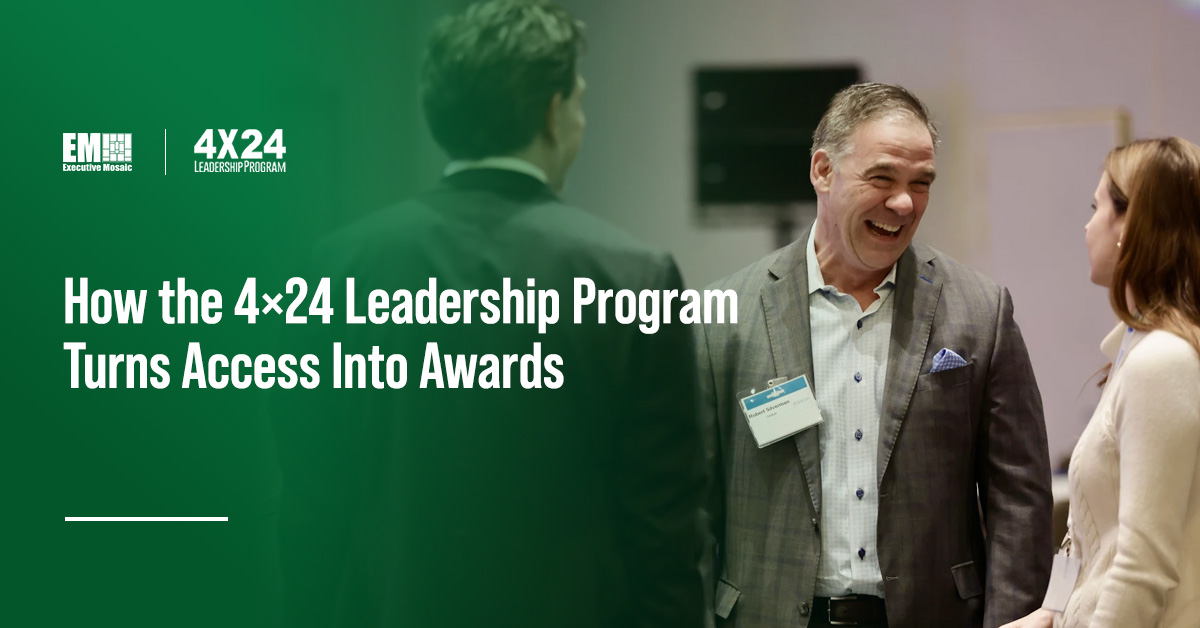 From First Dinner to First Deal: Inside the 4×24 Membership Journey for GovCon Executives