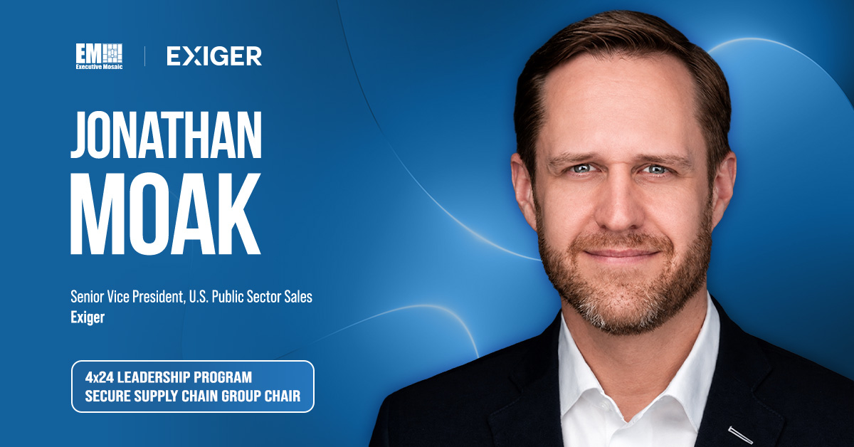Exiger’s Jonathan Moak Advancing Supply Chain Security as 4×24 Chair