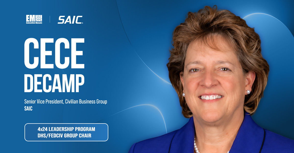 SAIC’s CeCe DeCamp Is Championing Private-Public Cooperation as 4×24 DHS/FedCiv Group Chair
